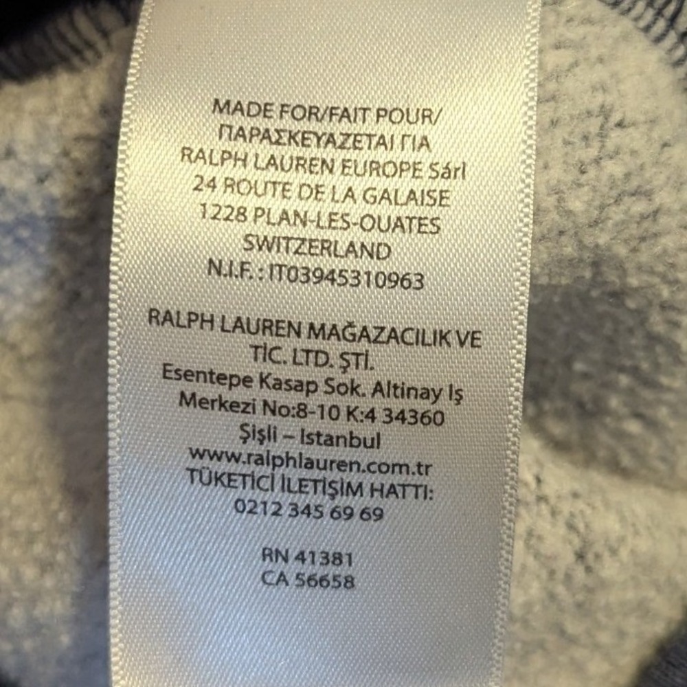 Polo Ralph Lauren Boys Size M 10-12 Terry Drawstring Sweat Shorts Blue Red Pony - Picture 15 of 16